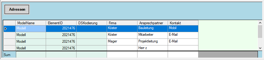 073_TE_Datensatzliste-Untergruppenansicht