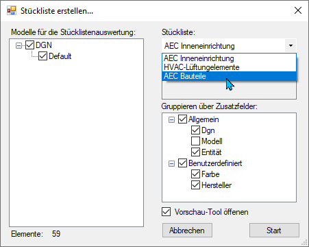057_Stückliste erstellen