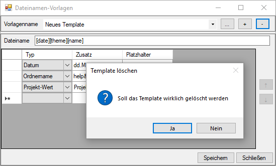 008_Template löschen